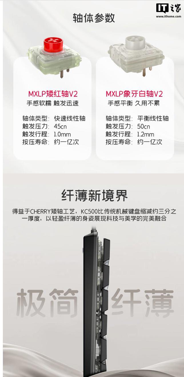 00 MX LP 系列机械键盘：双布局562 元起j9九游会